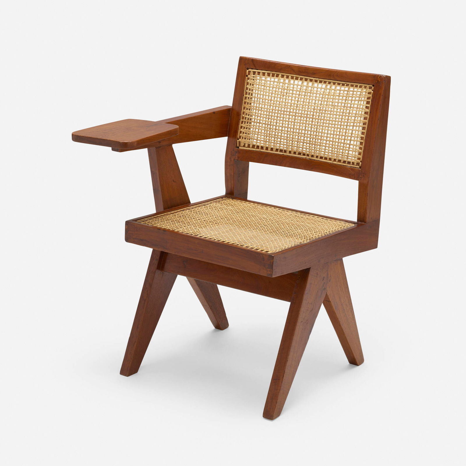 Pierre Jeanneret, Writing chair from Punjab University, Chandigarh (1 of 4)