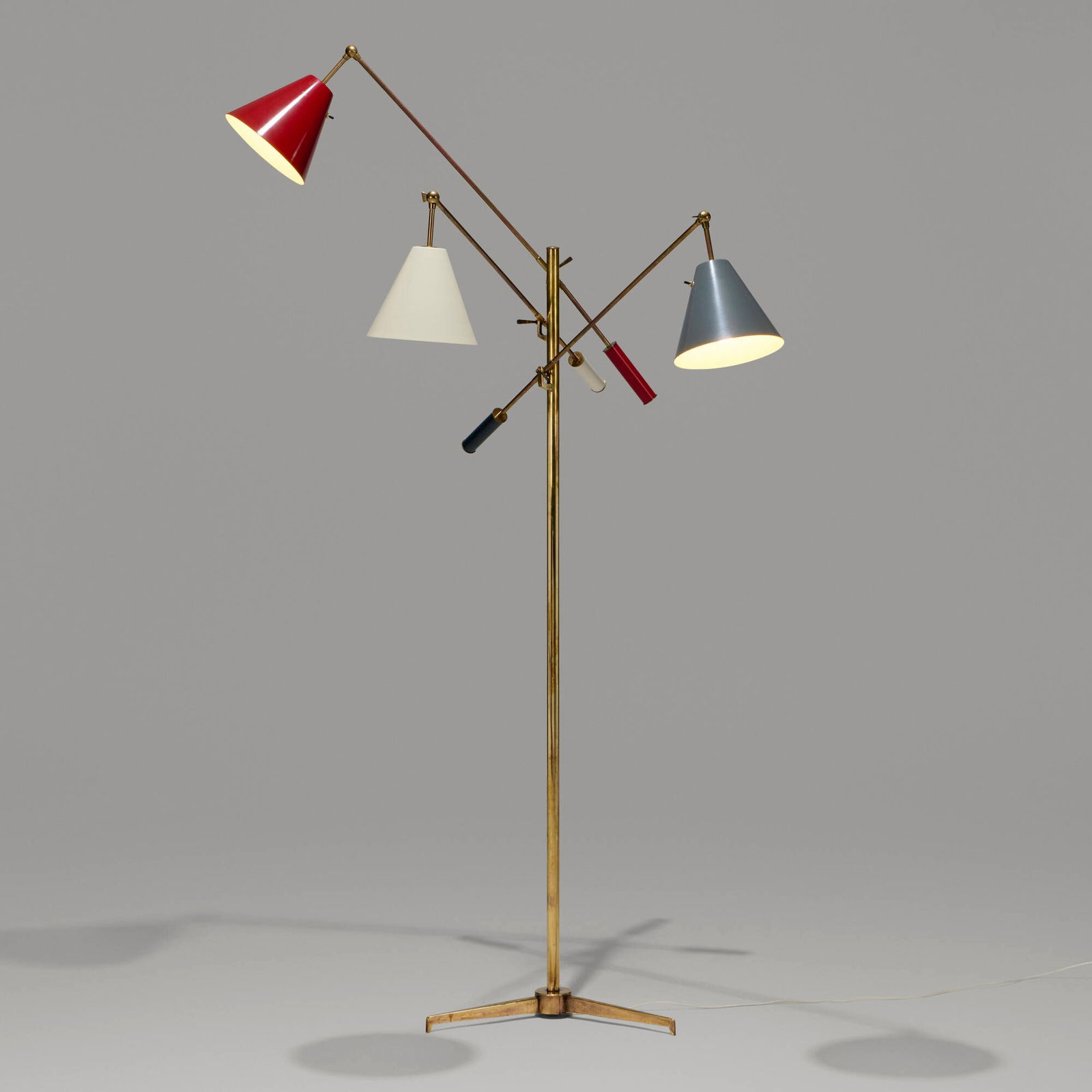 Angelo Lelii, Triennale floor lamp, model 12128 (1 of 4)
