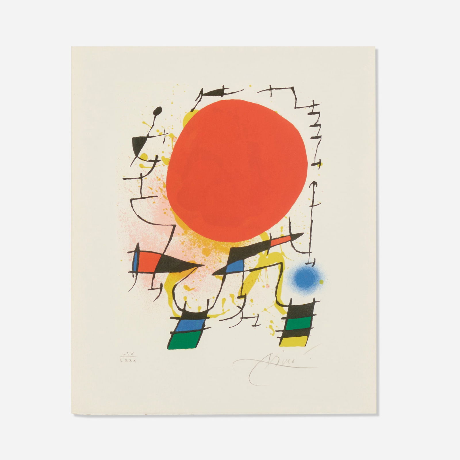 Joan Miro, Le soleil rouge (1 of 4)