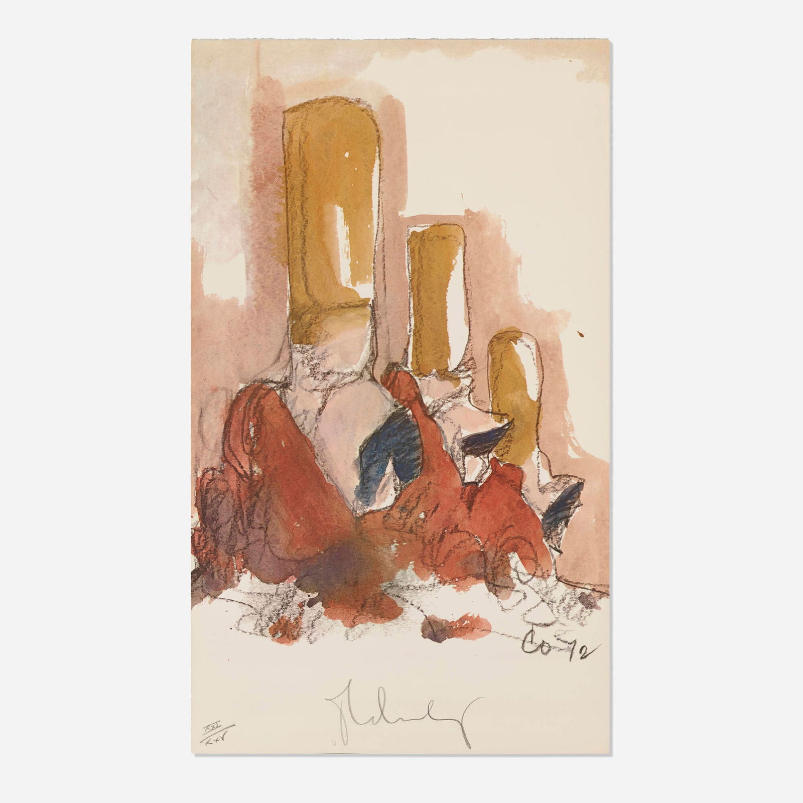 Claes Oldenburg, Fagends Carved in Rock (1 of 3)