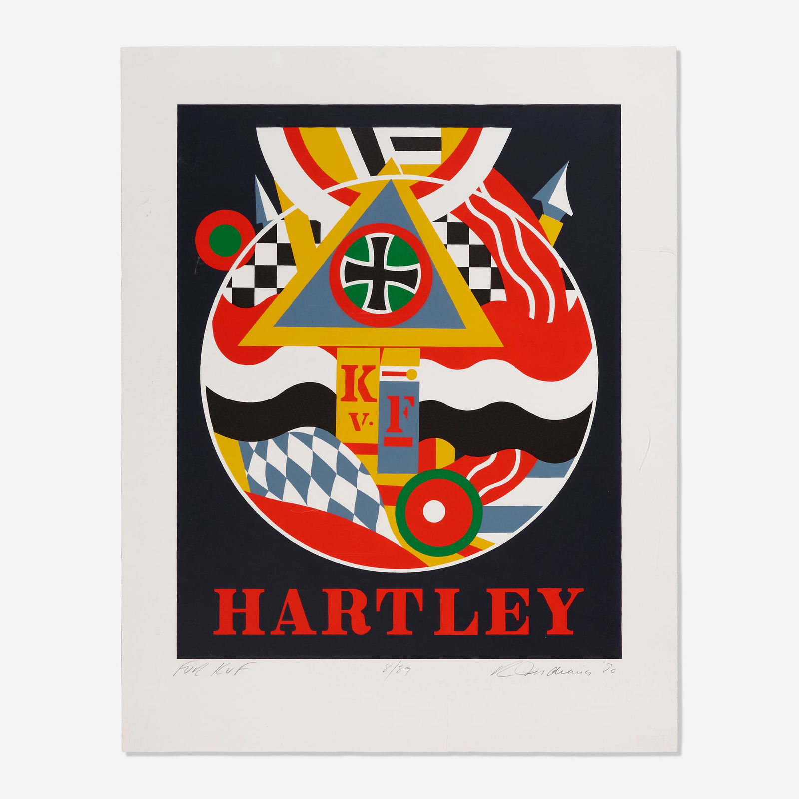 Robert Indiana, Fur K.V.F. (1 of 4)