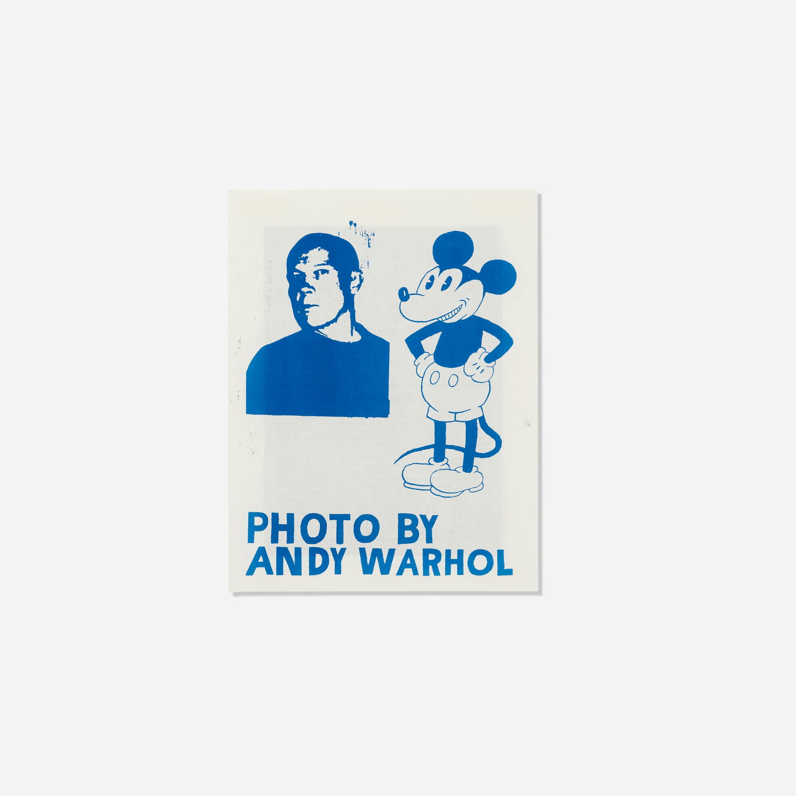 Ray Johnson, Untitled (Photo by Andy Warhol): Ray Johnson Untitled (Photo by Andy Warhol) Xerox on paper 10.875 h x 8.375 w in (28 x 21 cm) This work will ship from Lambertville, New Jersey.