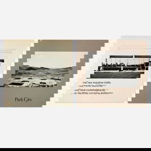 Lewis Baltz, Monographs, two: Lewis Baltz Monographs, two 1974, 1980 10.875 h x 11.25 w x 1 d in (28 x 29 x 3 cm) 10.875 h x 11.25 w x .5 d in (28 x 29 x 1 cm) Complete Lot Details The New Indust