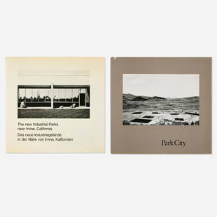 Lewis Baltz, Monographs, two: Lewis Baltz Monographs, two 1974, 1980 10.875 h x 11.25 w x 1 d in (28 x 29 x 3 cm) 10.875 h x 11.25 w x .5 d in (28 x 29 x 1 cm) Complete Lot Details The New Indust