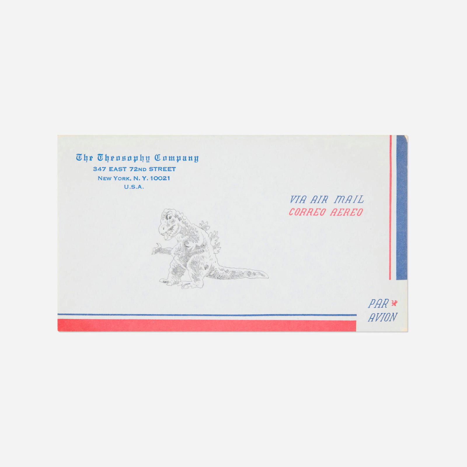 Jason Polan, Untitled (Godzilla) (1 of 3)