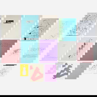 Stefan Marx, Publications, fifteen: Stefan Marx Publications, fifteen 2016-2019bound printed paper largest: 11.75 h x 8.25 w in (30 x 21 cm) smallest: 5.75 h x 4 w in (15 x 10 cm) Provenance: Acquired directl