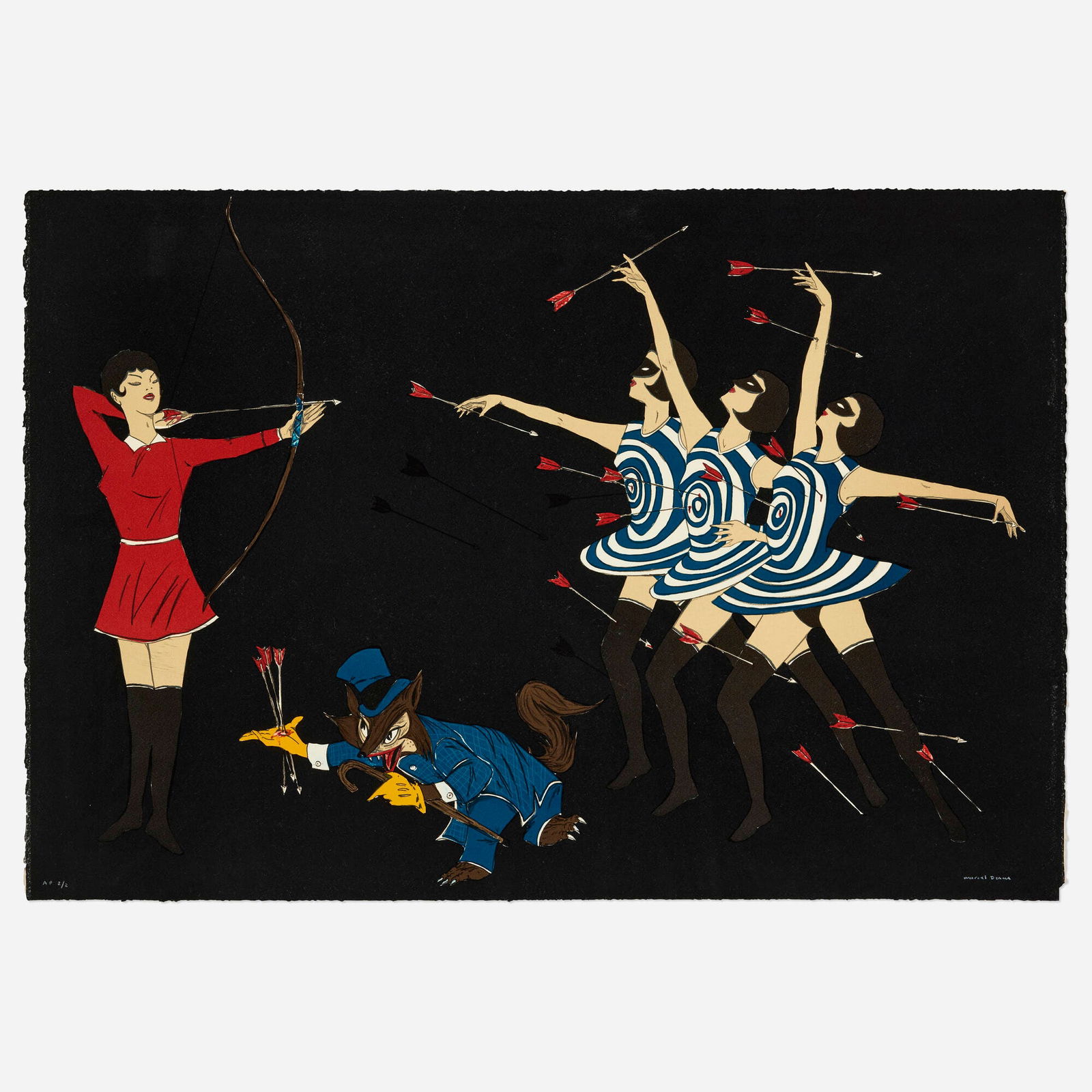 Marcel Dzama, Don't make me a target (1 of 3)