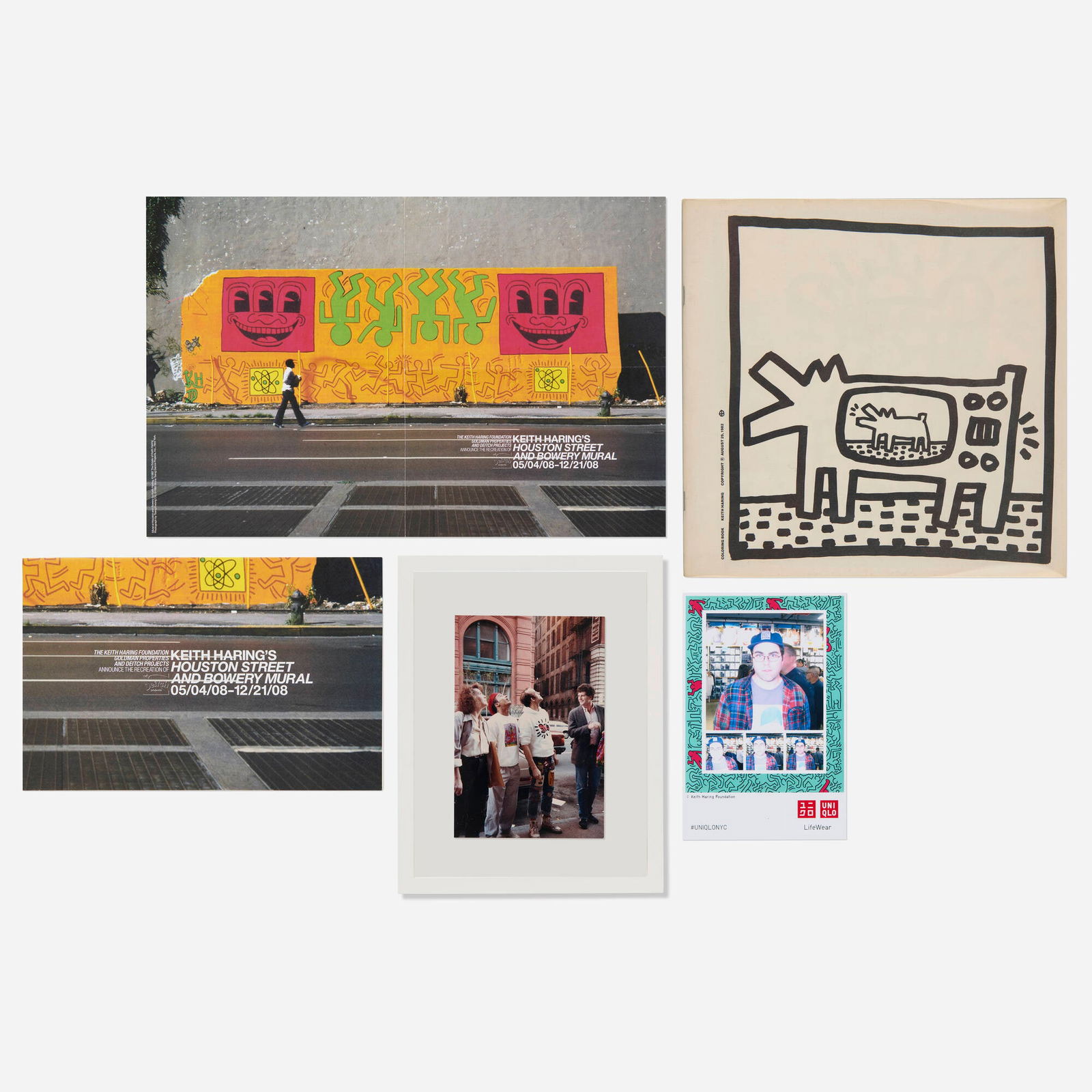 Keith Haring ephemera (1 of 3)