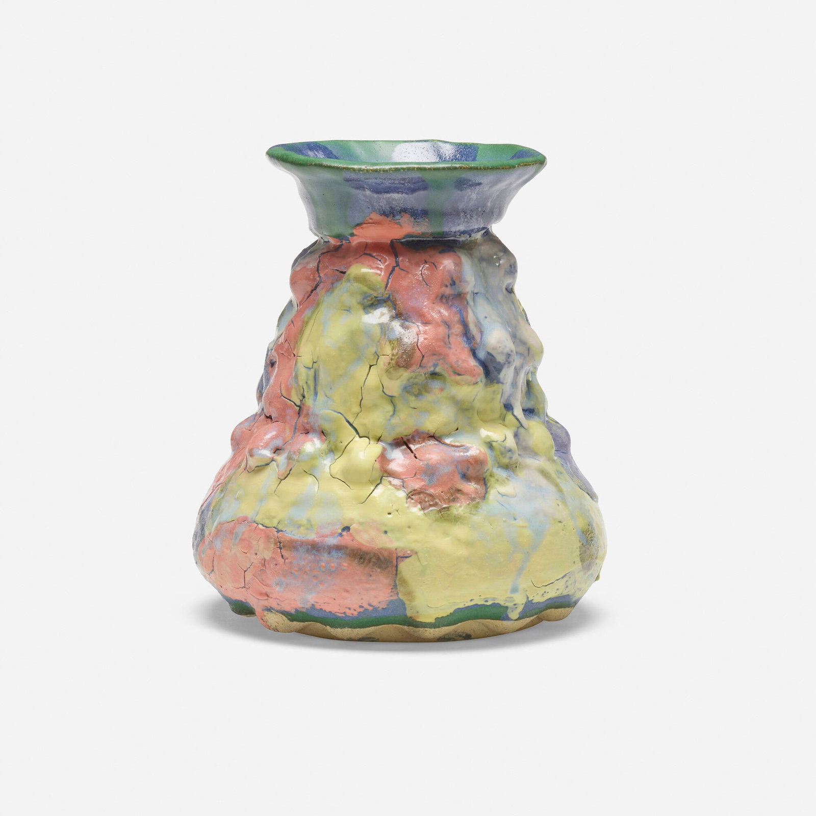 Sharif Farrag, Vase: Sharif Farrag Vase USA, 2019 glazed stoneware 9.5 h x 8.75 w in (24 x 22 cm) Signed and dated to underside 'SHF 2019'. This work will ship from Los Angeles, California.