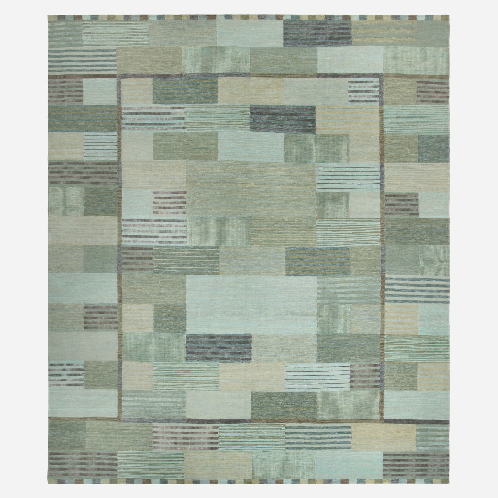 Contemporary, Swedish-style flatweave carpet (1 of 1)