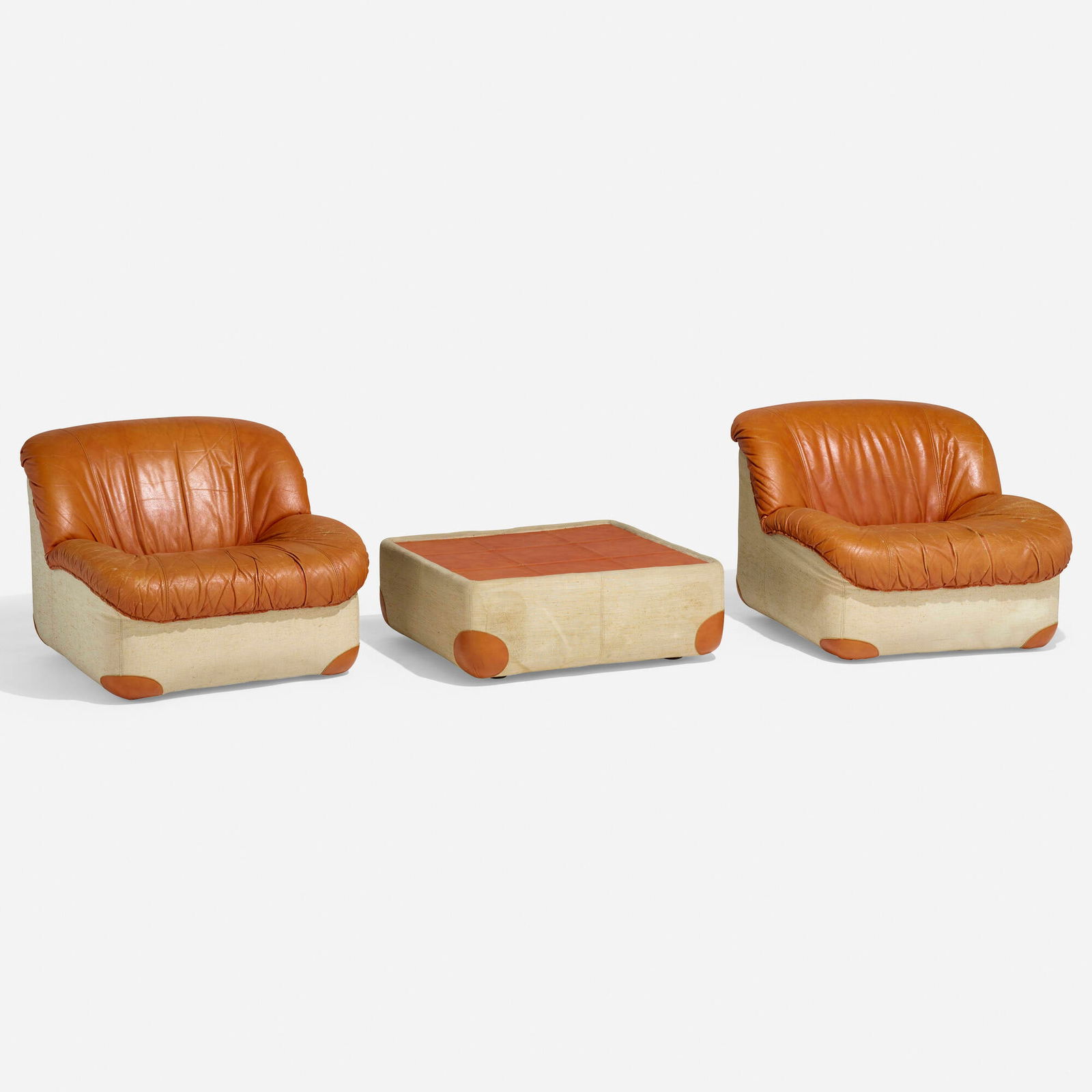 Henning Korch, Rare Caprice coffee table and lounge chairs, pair (1 of 6)