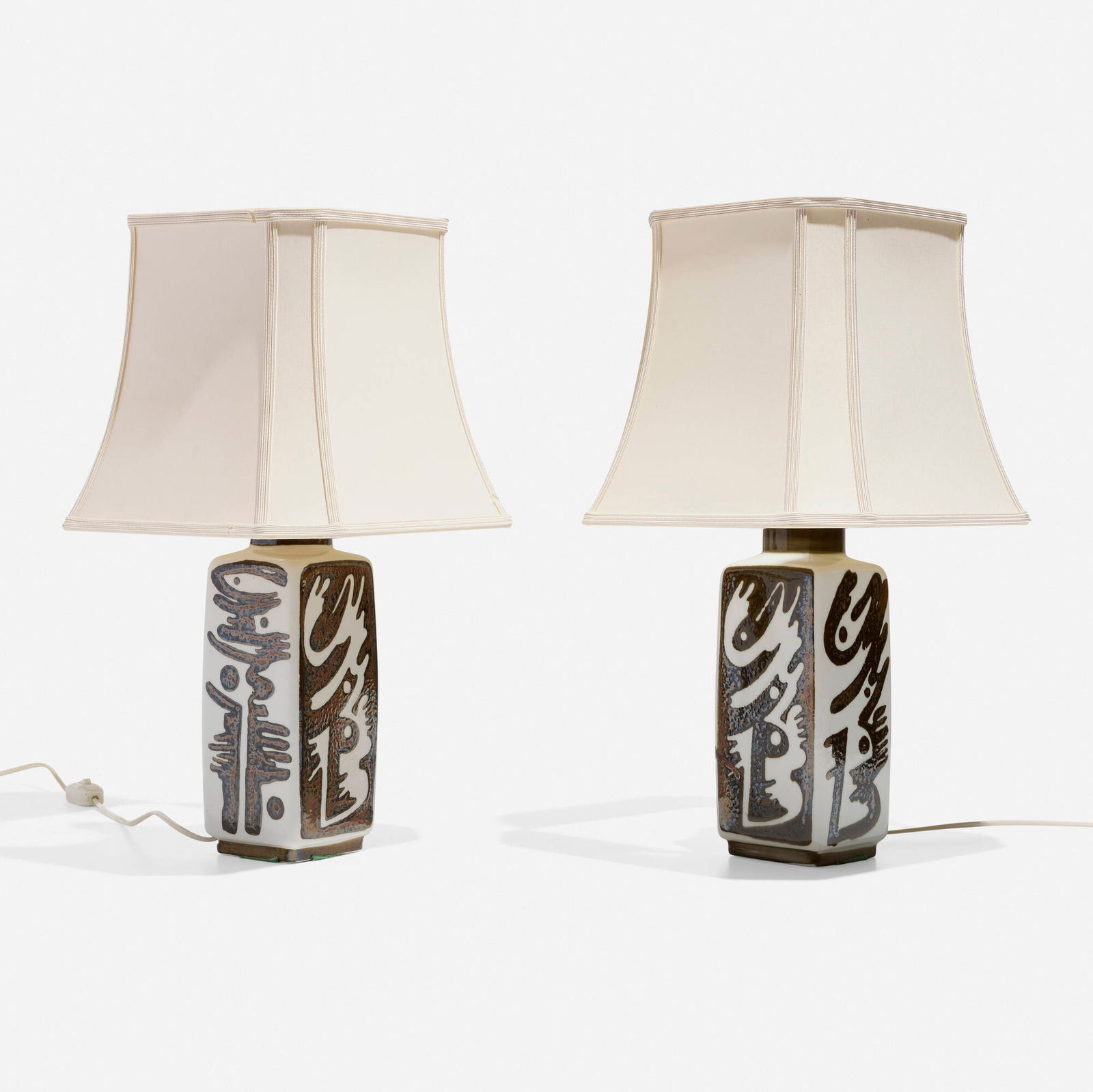 Carl-Harry Stalhane, Orient table lamps model 8451, pair (1 of 4)