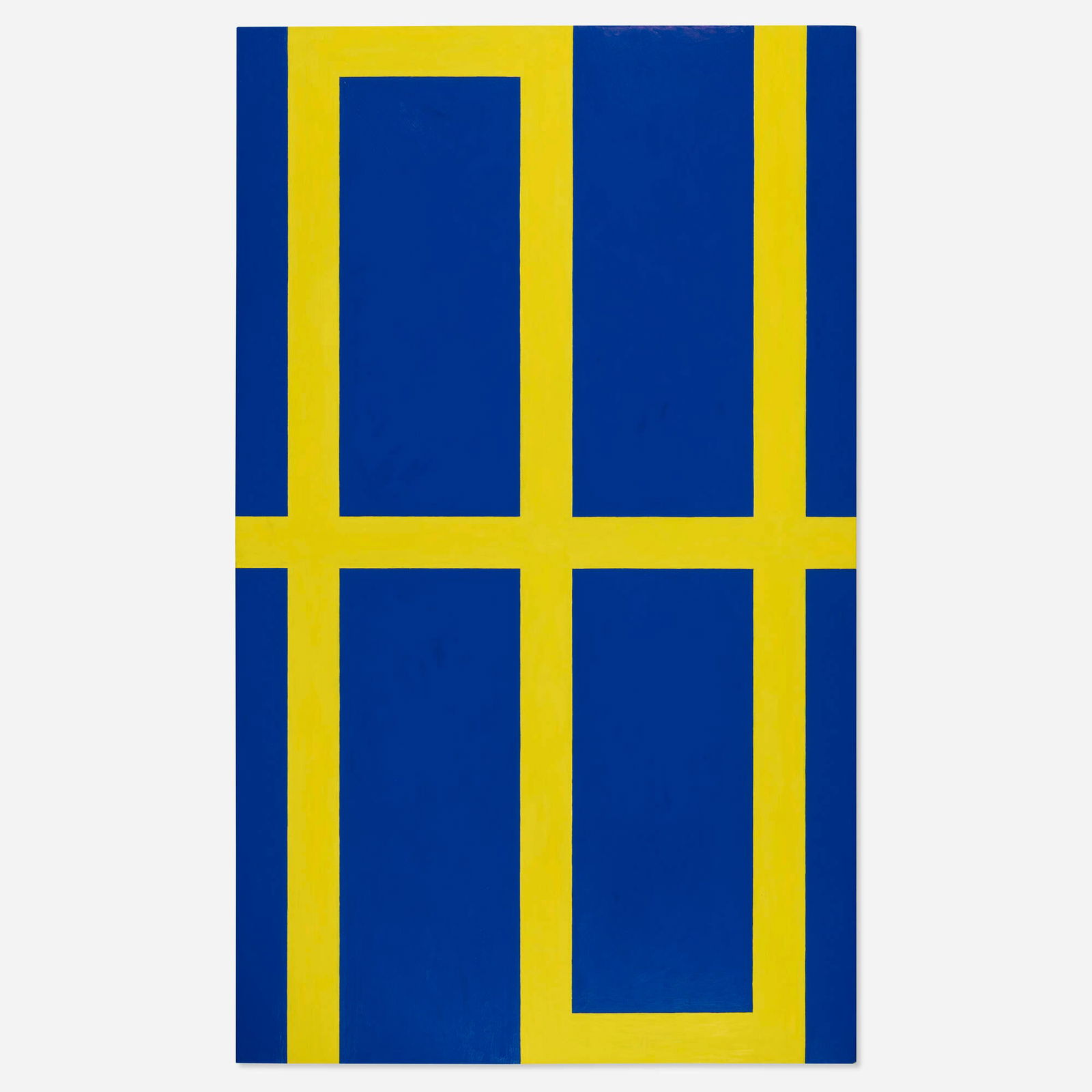 Andrew Spence, Wall Unit: Andrew Spence Wall Unit 1990oil on linen over wood 60 h x 36 w in (152 x 91 cm) Signed, titled and dated to verso 'A Spence Wall Unit 1990'. This work will ship from Lamber