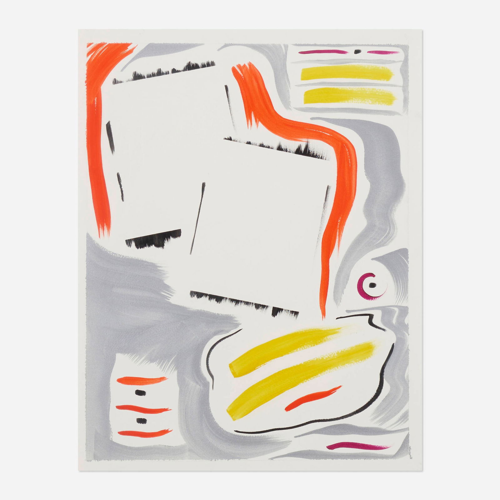 Alex Olson, Study for Jane Birkin Poster: Alex Olson Study for Jane Birkin Poster 2008oil and gesso on paper 19.5 h x 15 w in (50 x 38 cm) Provenance: Lisa Cooley, New York | Private Collection Thi