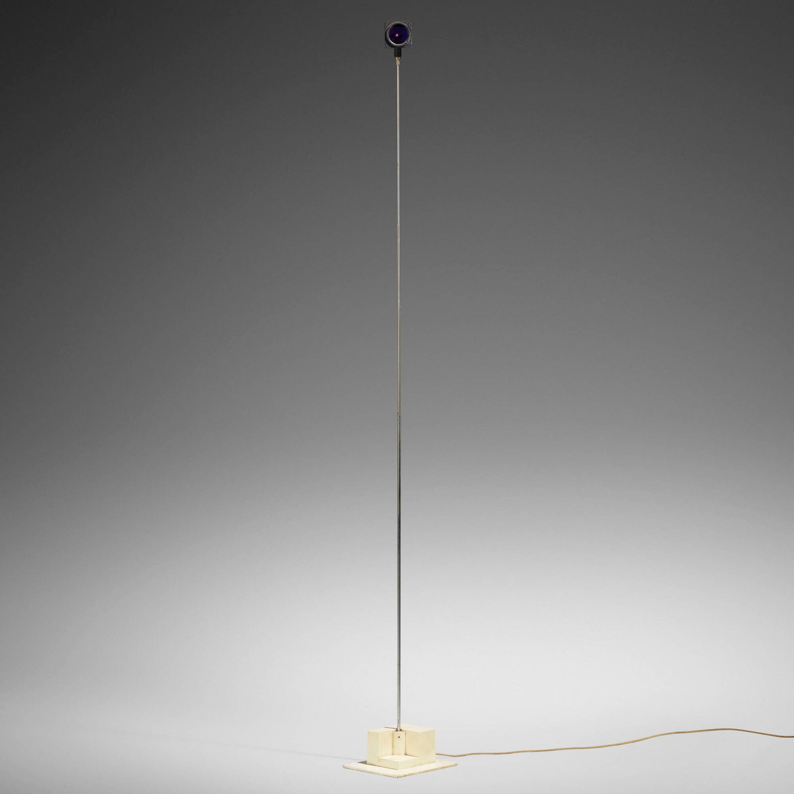 Vassilakis Takis, Signal lamp, series 1: Vassilakis Takis Signal lamp, series 1 UnlimitedGreece / United Kingdom, 1968chrome-plated steel, enameled and powder-coated metal, plastic 80.5 h x 9.5 w x 8.25 d in (204 x 24 x 21 cm)