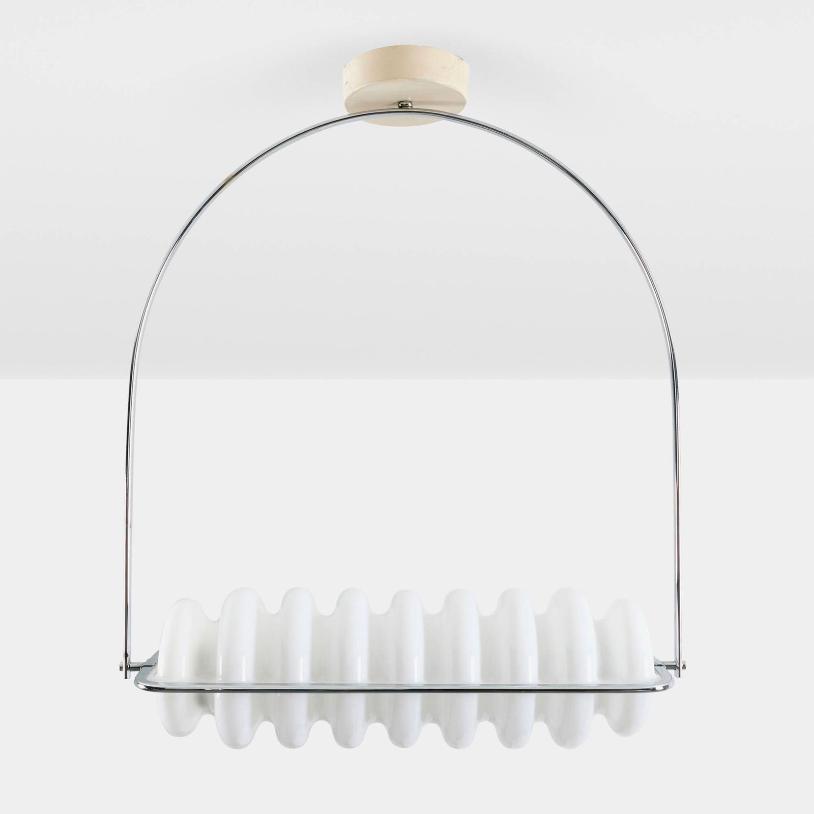 Ettore Sottsass, Bruco ceiling lamp from the Mobili Grigi series (1 of 2)
