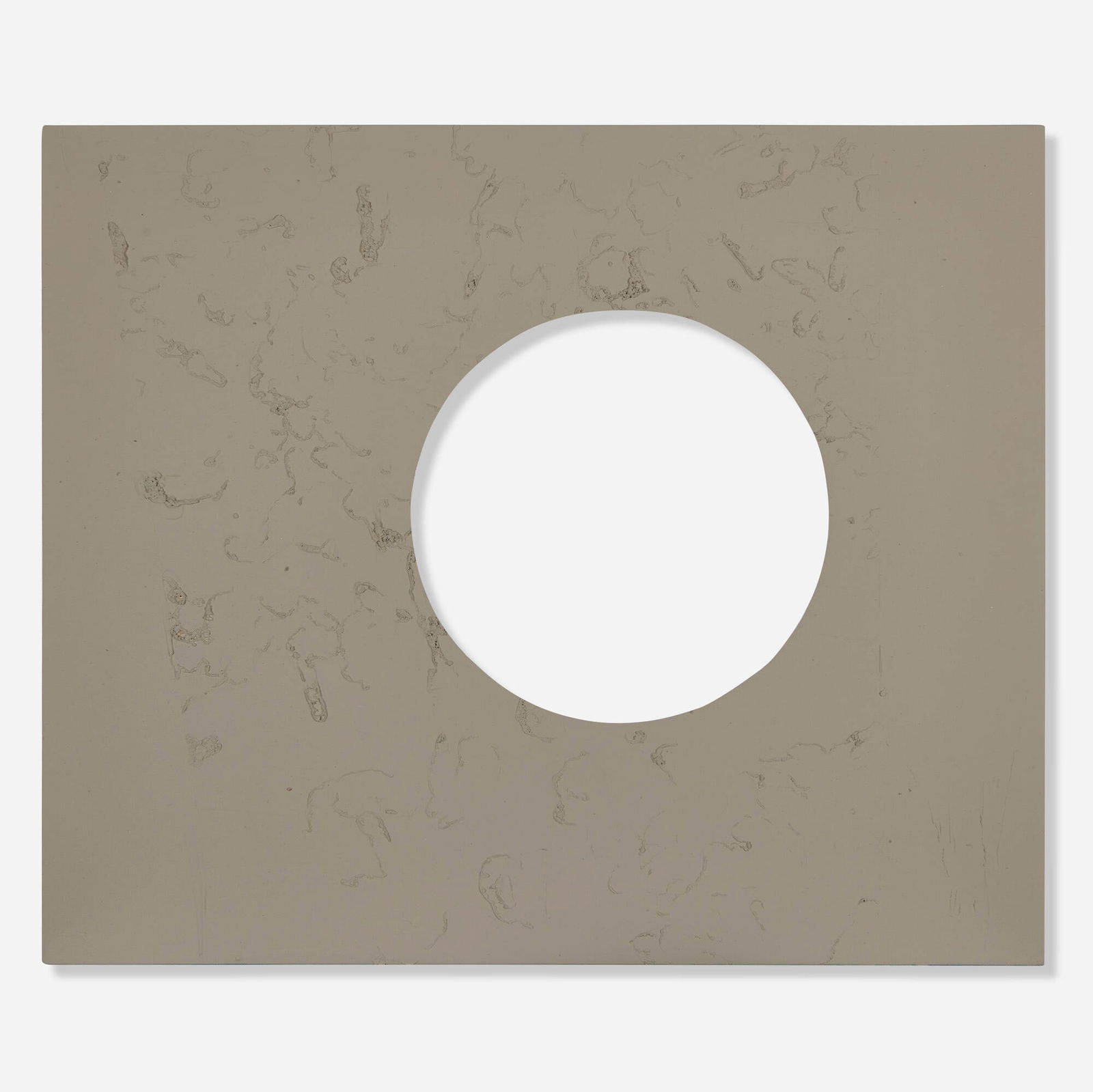 Gaylen Gerber with Adrian Schiess, Support/Moon: Gaylen Gerber with Adrian Schiess Support/Moon n.d. / 2003oil and enamel paint on canvas 20 h x 23.625 w x 1.25 d in (51 x 60 x 3 cm) This is a collaborative work painted over a previously com