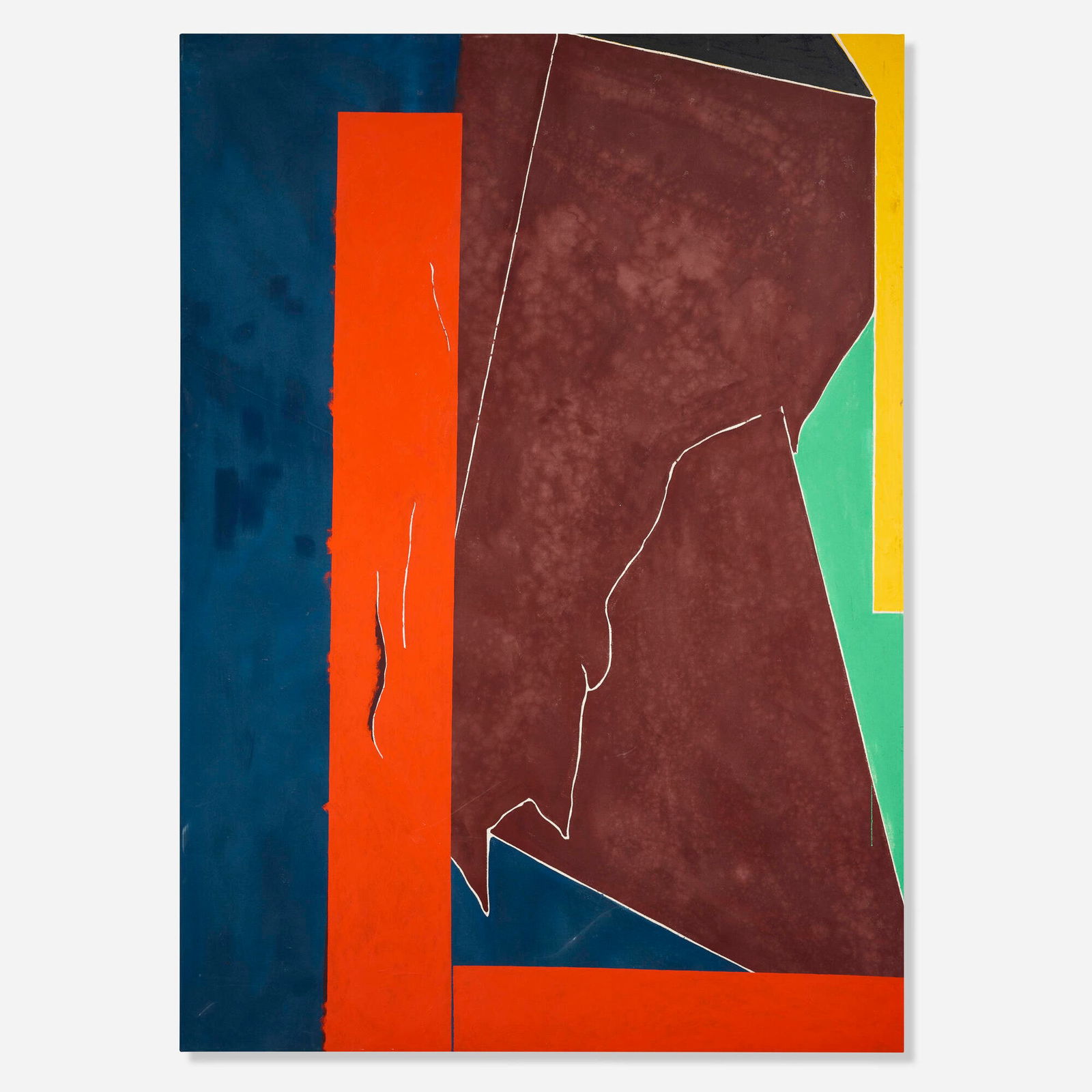 Jack Roth, New Synthesis 50: Jack Roth New Synthesis 50 1981oil on canvas 92.25 h x 67 w in (234 x 170 cm) Signed, titled, inscribed and dated to verso 'Roth 81 New Synthesis 50'. Provenance: Holly