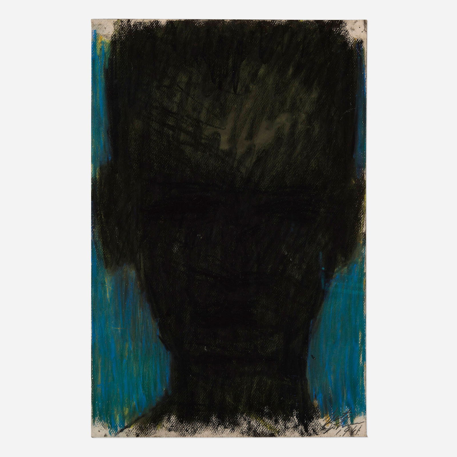 Lester Johnson, Untitled (Head) (1 of 4)