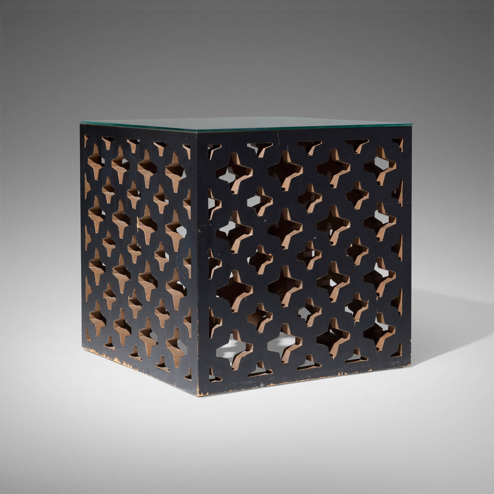 Davis Allen, Rare Occasional table from the Inland Steel Building, Chicago (1 of 3)