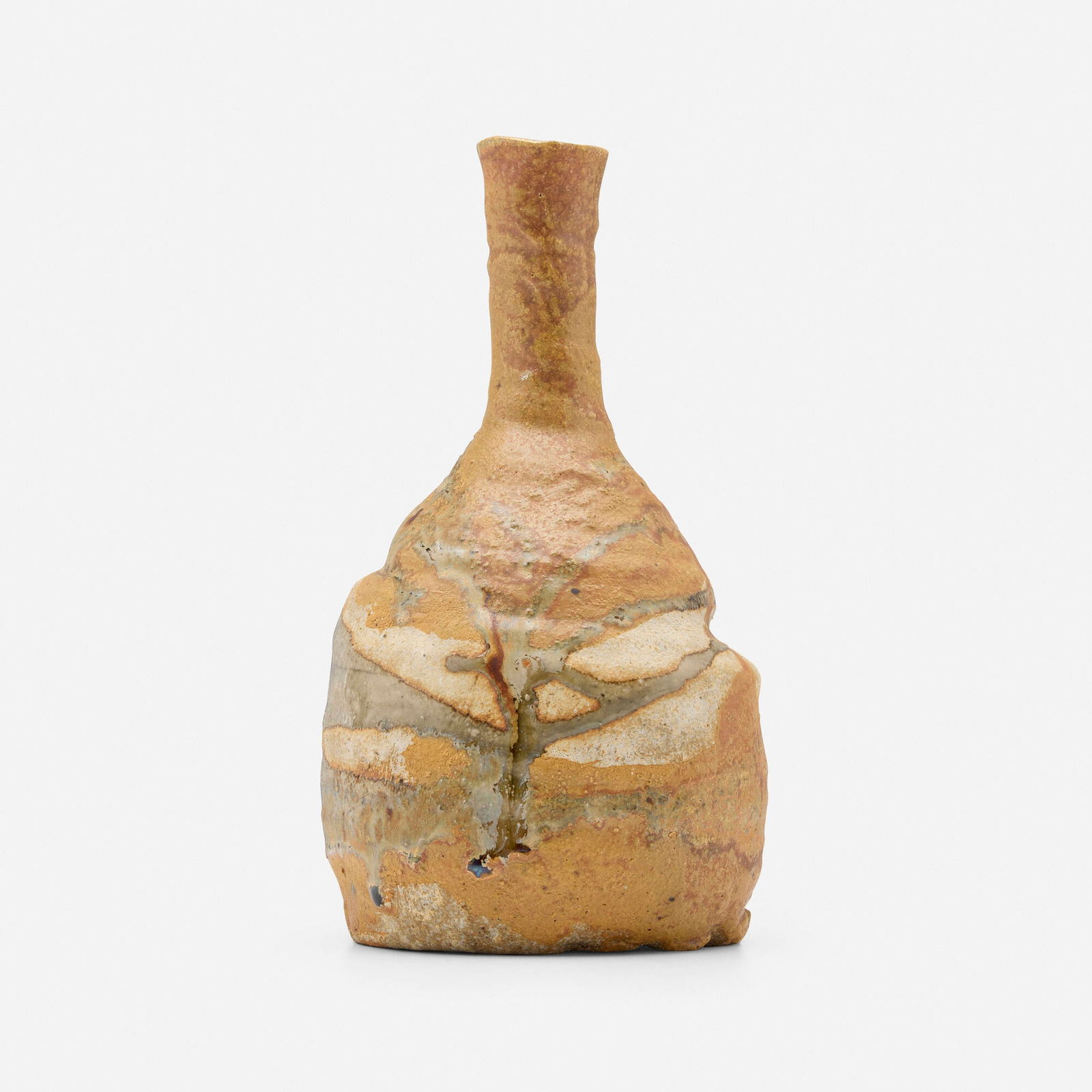 Robert Arneson, Untitled (Wine Bottle): Robert Arneson Untitled (Wine Bottle) 1959glazed earthenware 8.5 h x 4.5 dia in (22 x 11 cm) Incised signature to underside 'Arneson'. Provenance: Collection of Michael