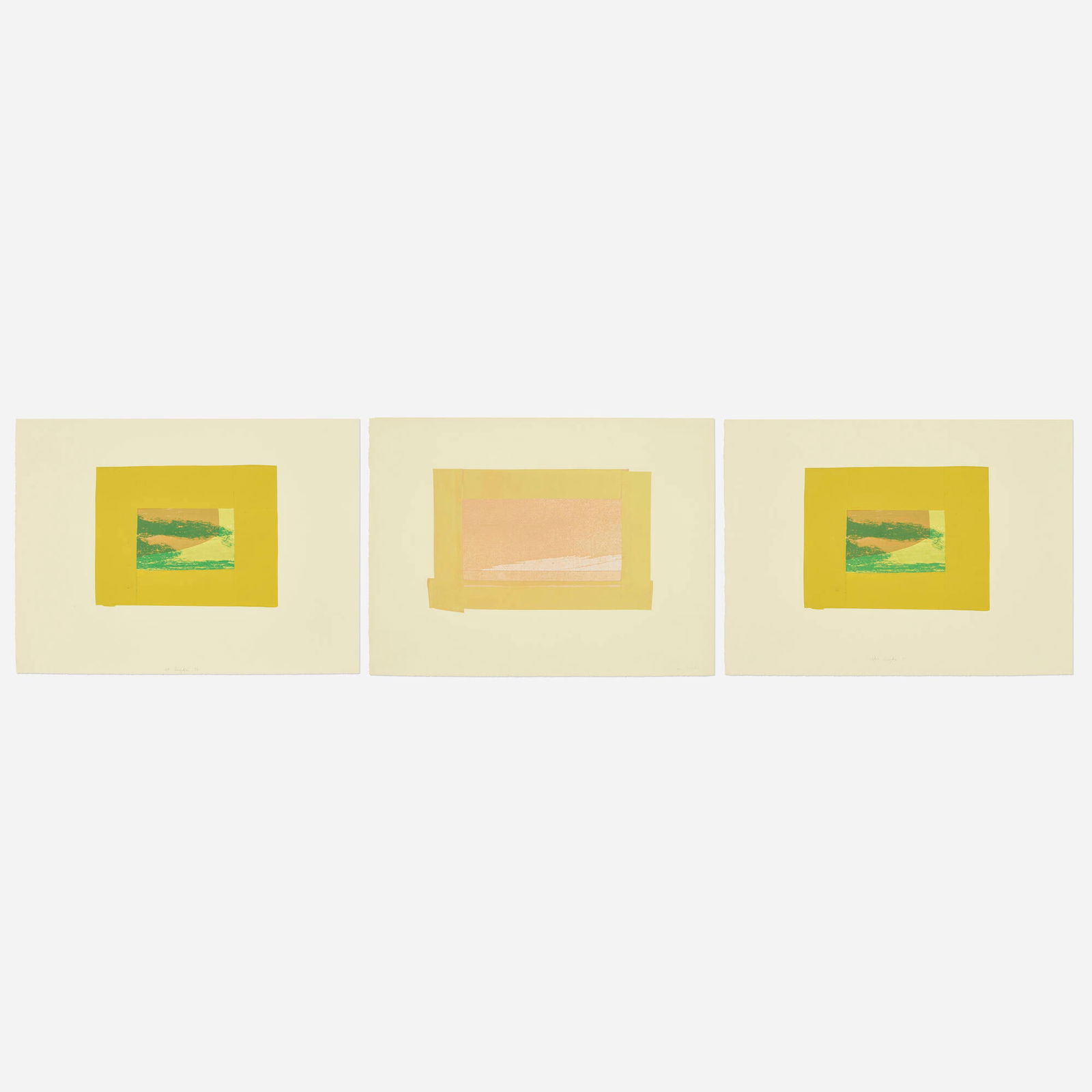 Howard Hodgkin, Three works from the Indian Views series (1 of 2)