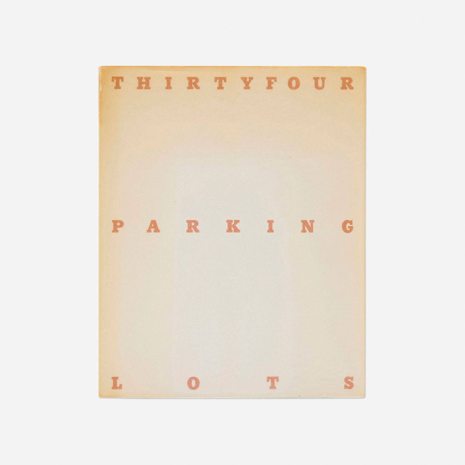 Ed Ruscha, Thirtyfour Parking Lots (1 of 5)