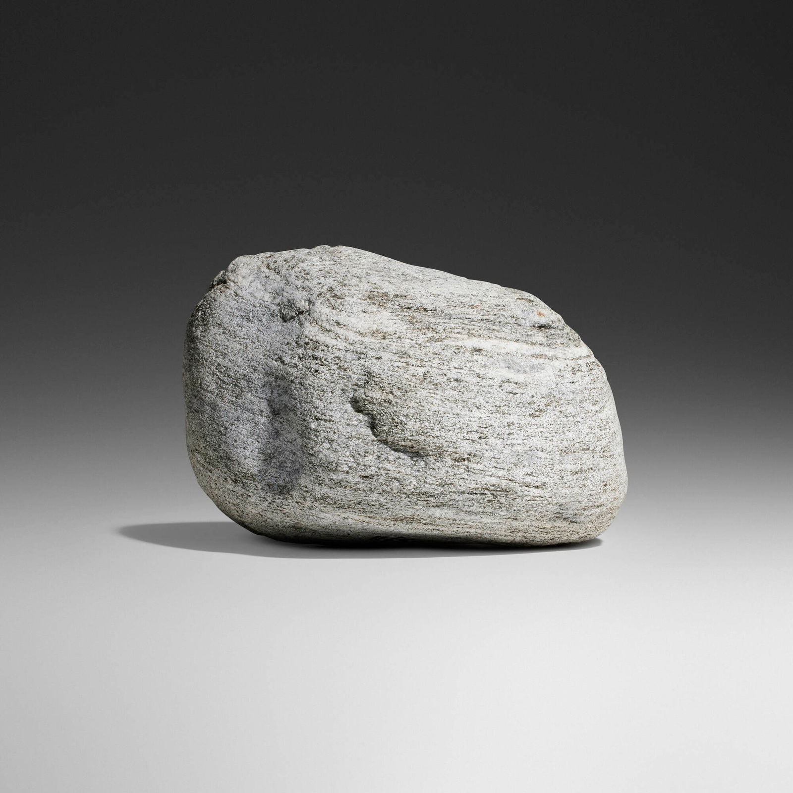 Ugo Rondinone, All Moments Stop Here and Together We Become Every Memory That Has Ever Been (for: Ugo Rondinone All Moments Stop Here and Together We Become Every Memory That Has Ever Been (for Parkett 52) 1998stone 5.375 h x 7.875 w x 6.875 d in (14 x 20 x 17 cm) Signed, dated and numbere