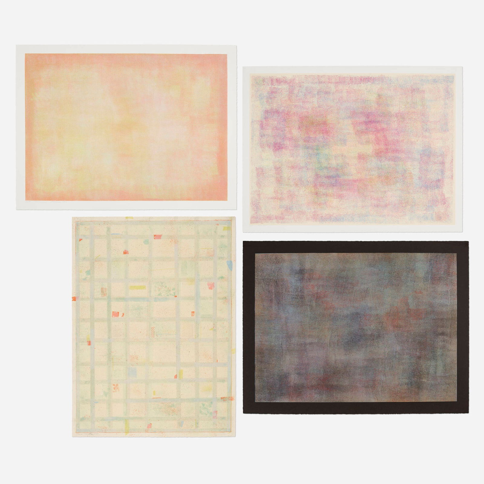 Robert Natkin, Four works from the Lithograph Suite portfolio: Robert Natkin Four works from the Lithograph Suite portfolio 1978-79lithograph in colors 39.5 h x 29.5 w in (100 x 75 cm) Signed, dated and numbered to lower edge of each work '43/75 Robert Na