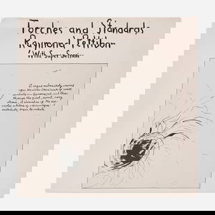 Raymond Pettibon, Super Session, Dave Markey, Mike Kelley et al. record: Raymond Pettibon, Super Session, Dave Markey, Mike Kelley, Art Byington, Richie Lee, Abb Torches and Standards record 1990offset print, vinyl 12.25 h x 12.25 w in (31 x 31 cm) A bitchin' combo