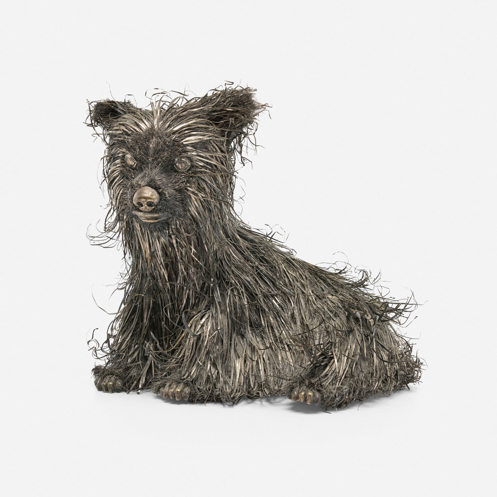 In the manner of Buccellati, Yorkshire Terrier (Sculpture) (1 of 4)
