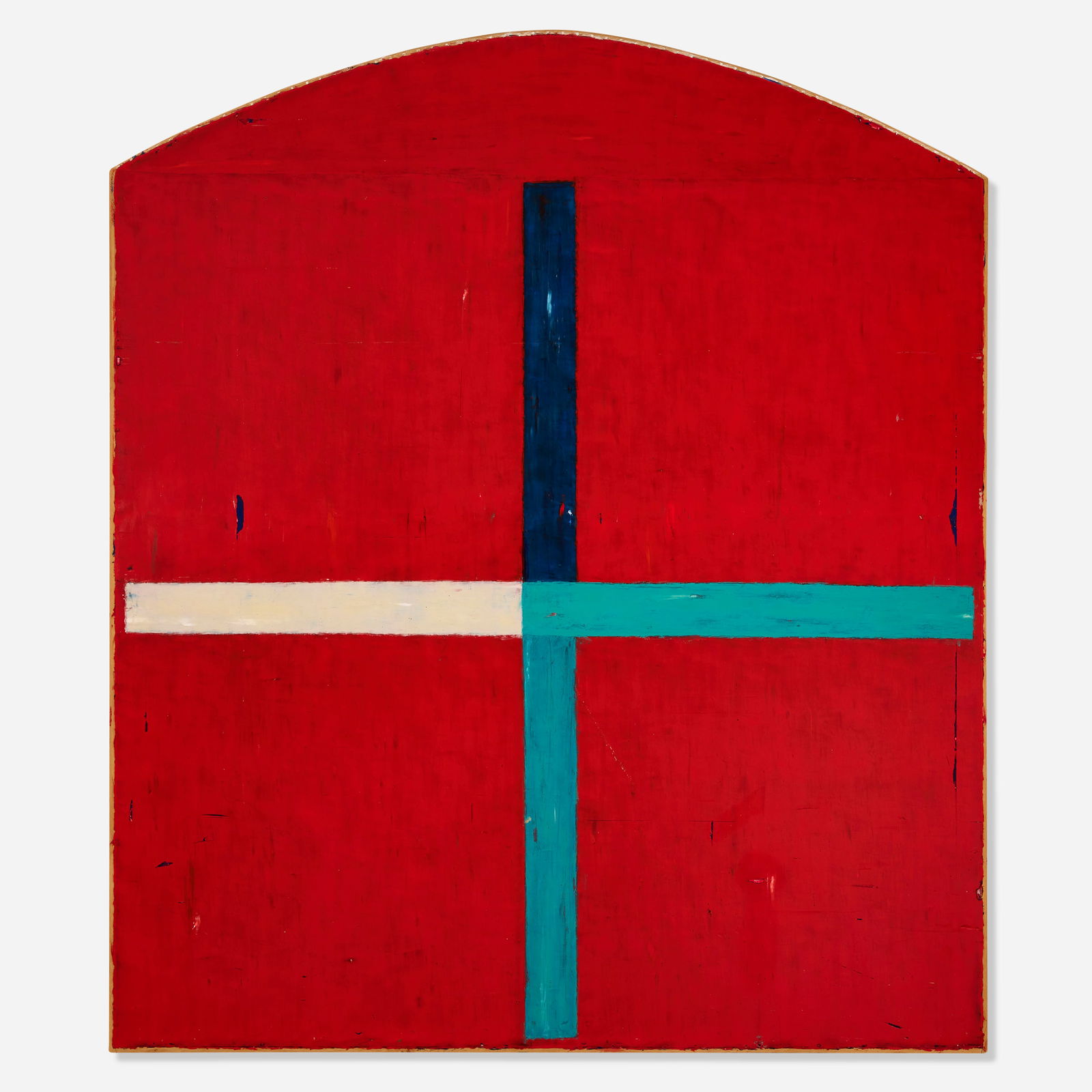 Rodney Carswell, Tri-Color Cross on Red Arch (1 of 2)