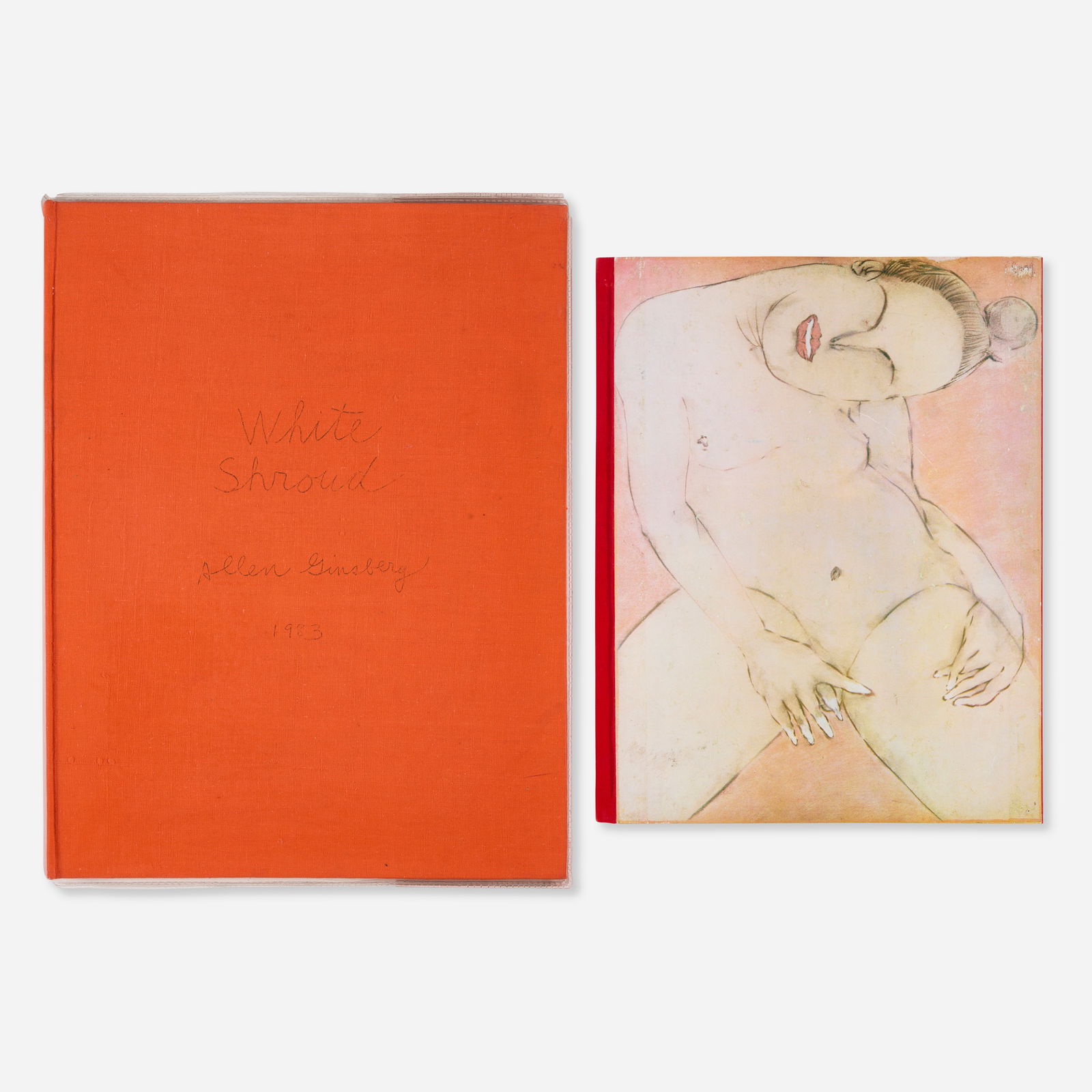 Francesco Clemente, Artist's books, two: Francesco Clemente Artist's books, two 1981-83printed and bound paper; bound offset lithograph and printed paper 16 h × 12.5 w in (41 × 32 cm) 13.25 h × 10.5 w in (34 ×