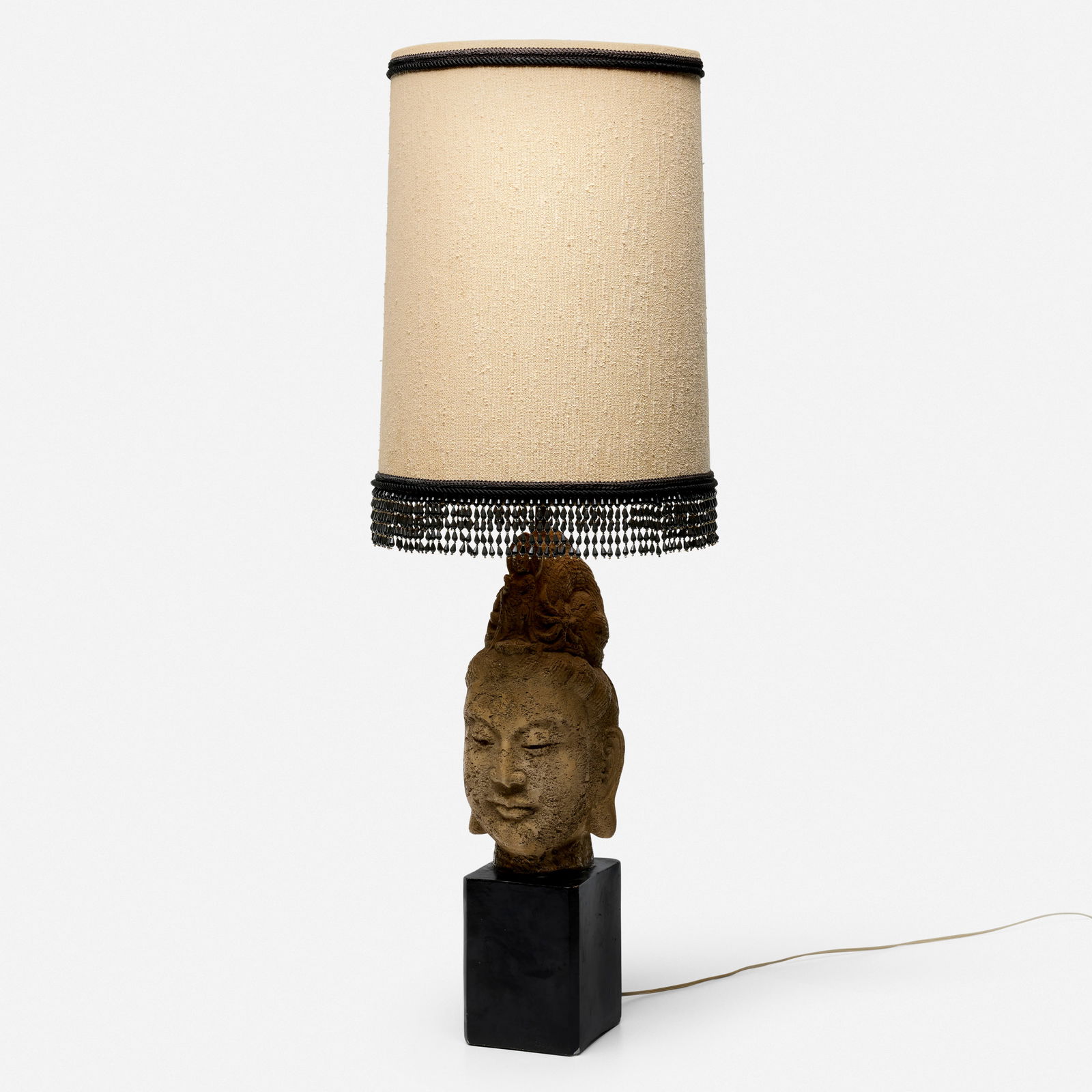 James Mont, attribution, Buddha table lamp (1 of 3)