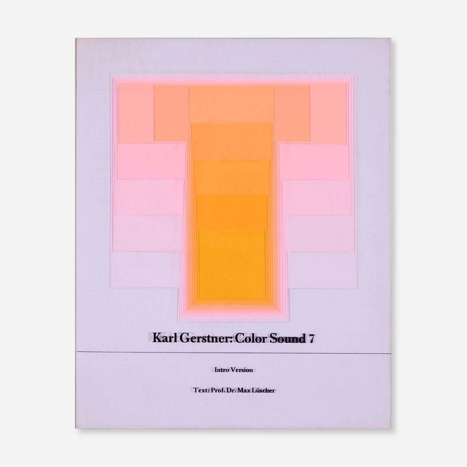 Karl Gerstner: Color Sound 7 Intro Version (1 of 3)