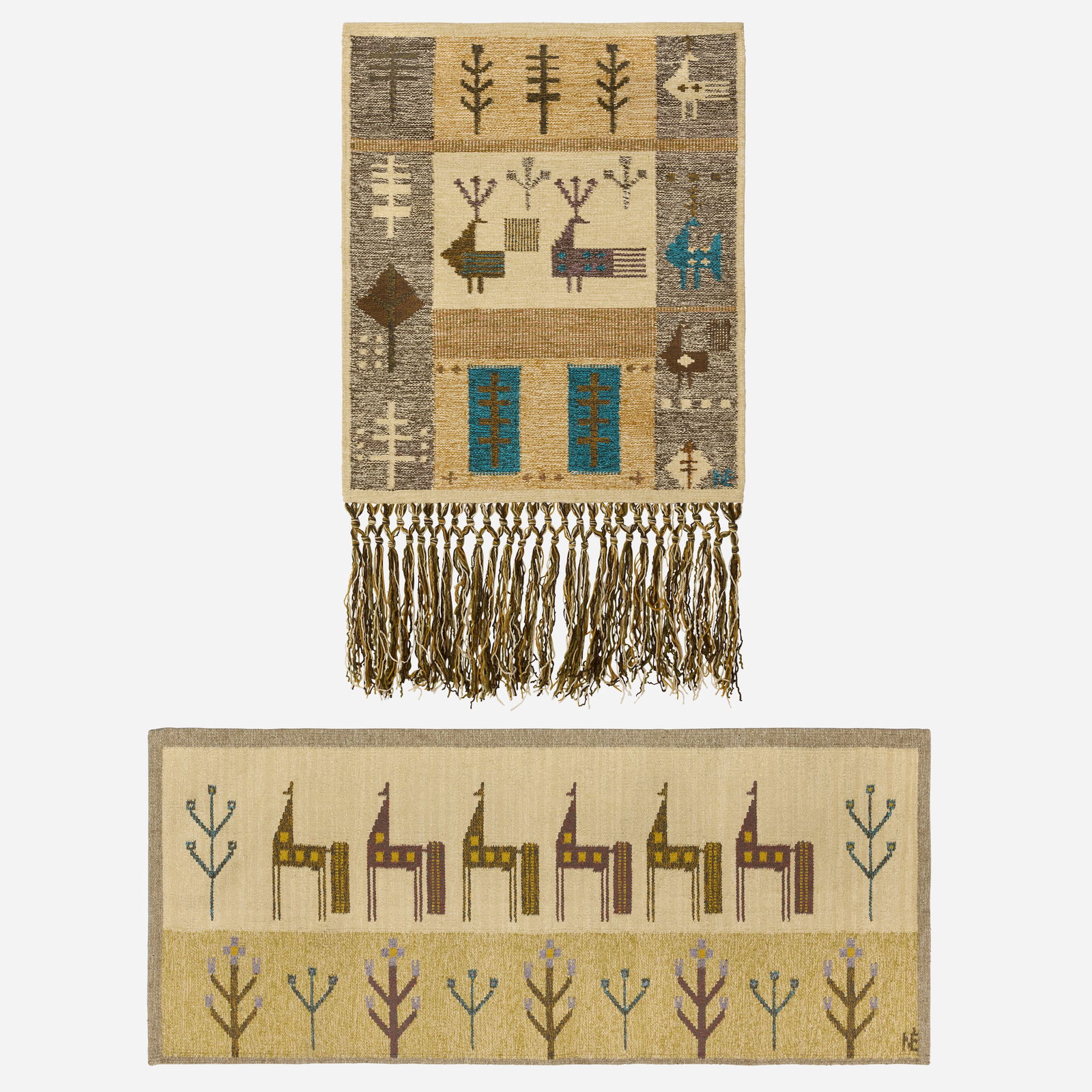 Éva  Németh, Tapestries, set of two (1 of 2)