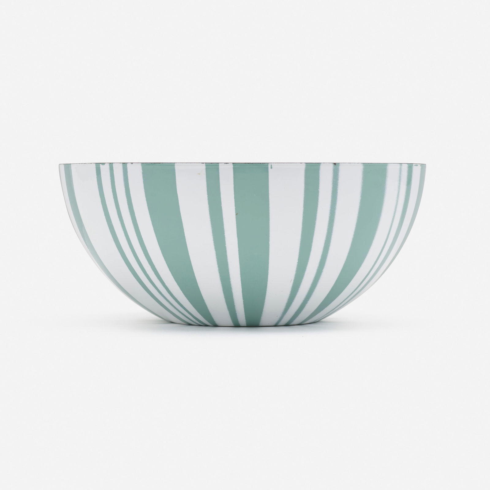 Grete Prytz Kittelsen, Cathrine serving bowl: Grete Prytz Kittelsen Cathrine serving bowl CathrineholmNorway, 1959-1965enameled steel 4.75 h × 11 dia in (12 × 28 cm) Literature: Grete Prytz Kittels