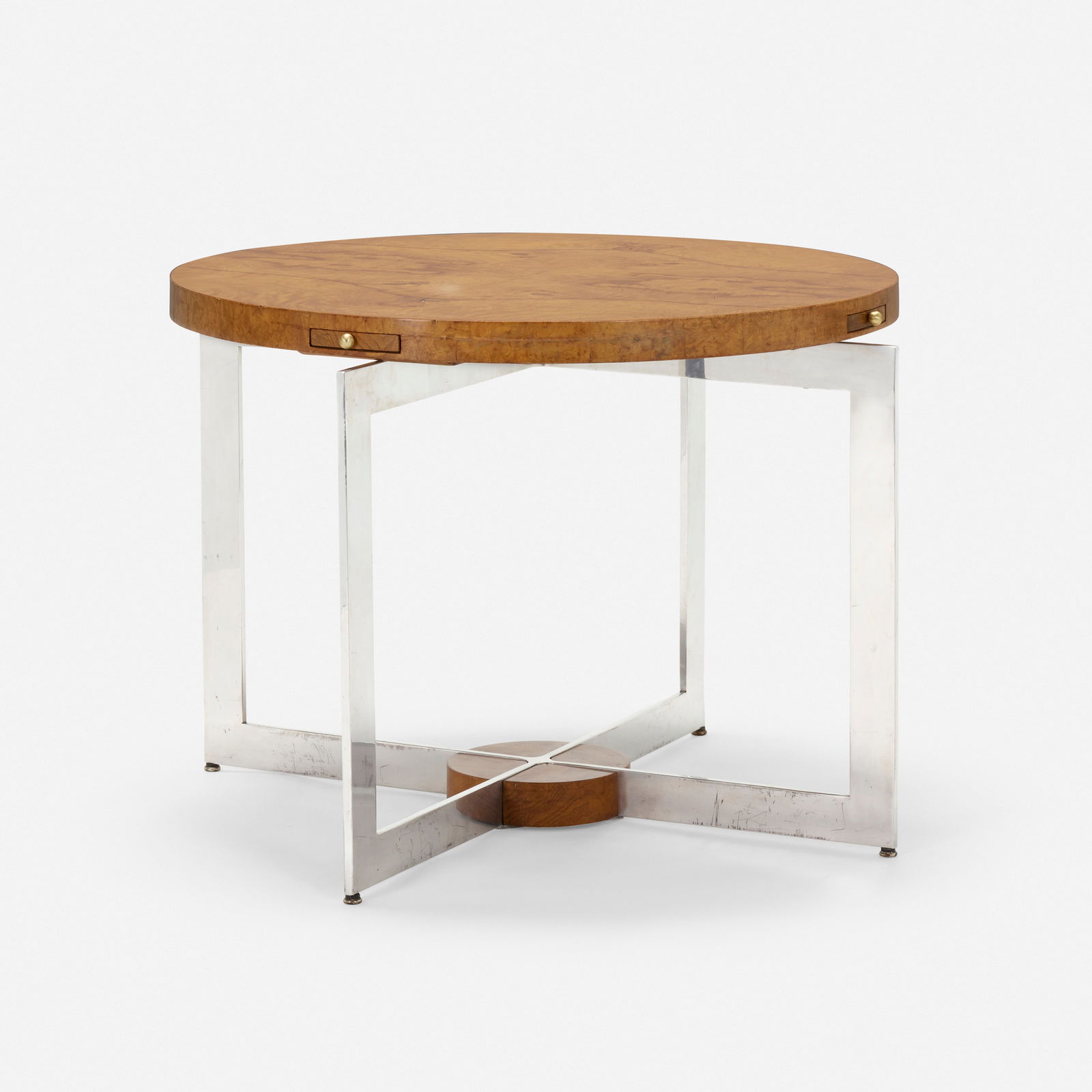 In the manner of Milo Baughman, Game table (1 of 3)