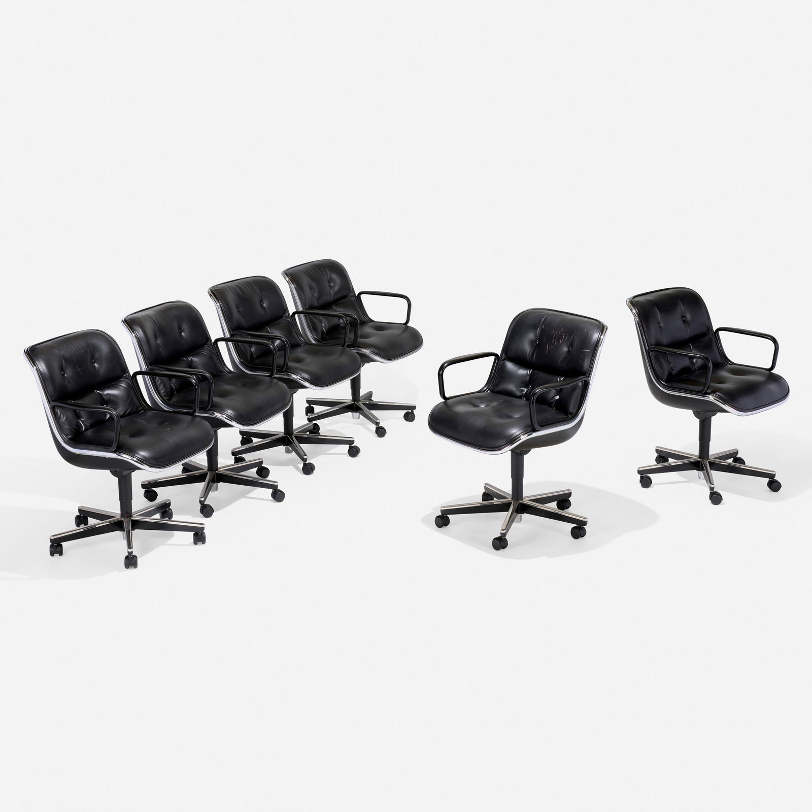 Charles Pollock, Executive chairs, set of six (1 of 4)