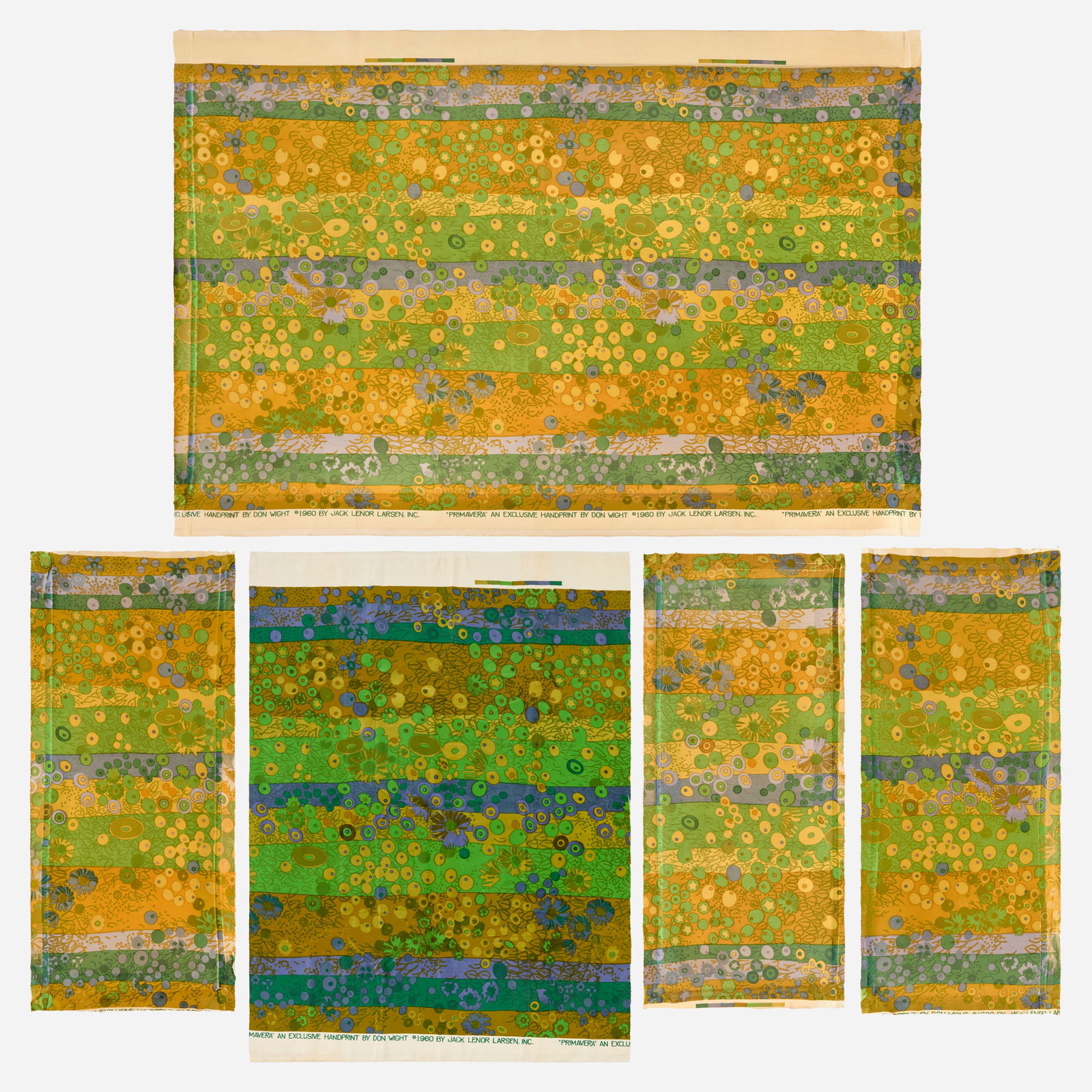 Don Wight, Primavera fabric panels, set of five (1 of 1)