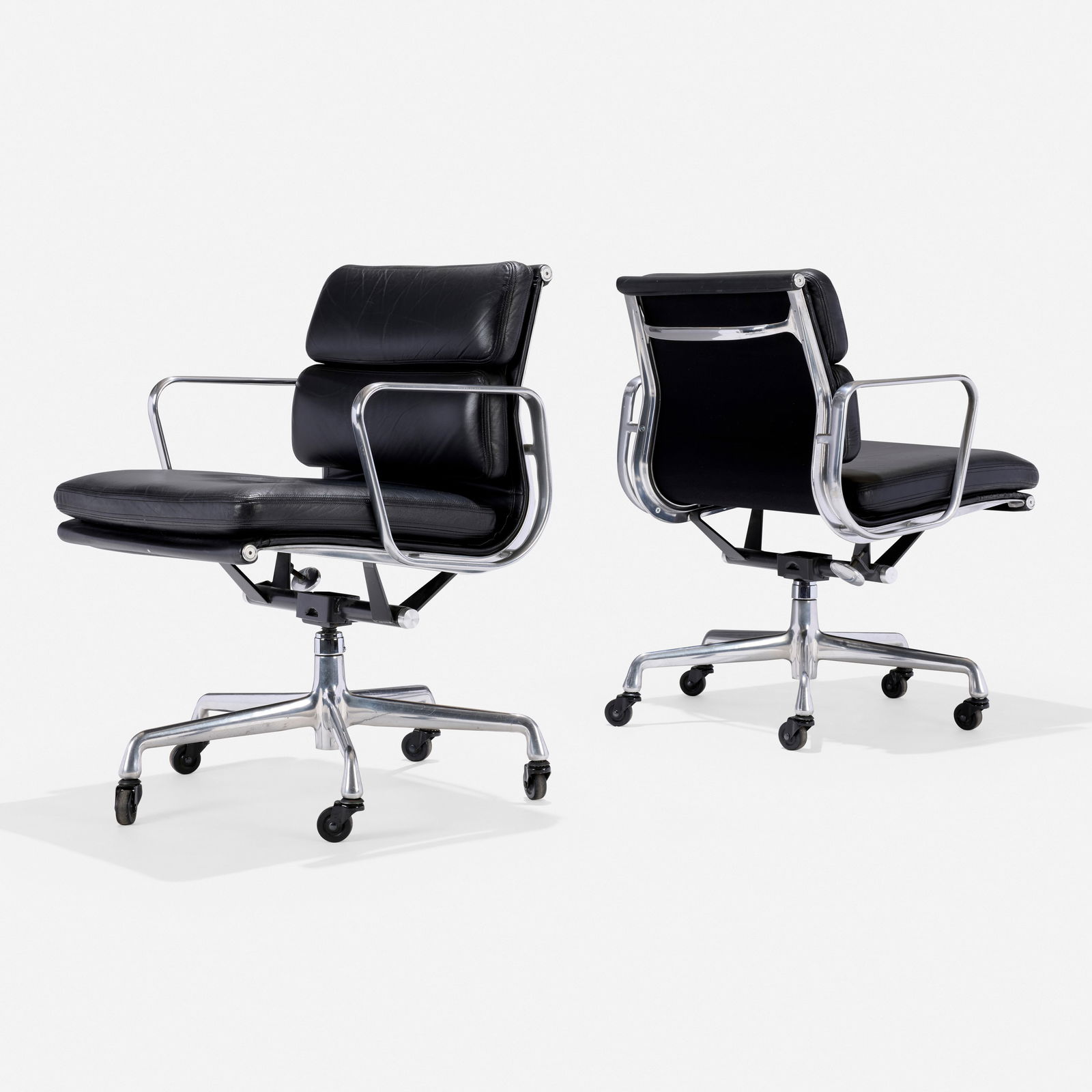 Charles and Ray Eames, Soft Pad Management chairs, pair (1 of 4)