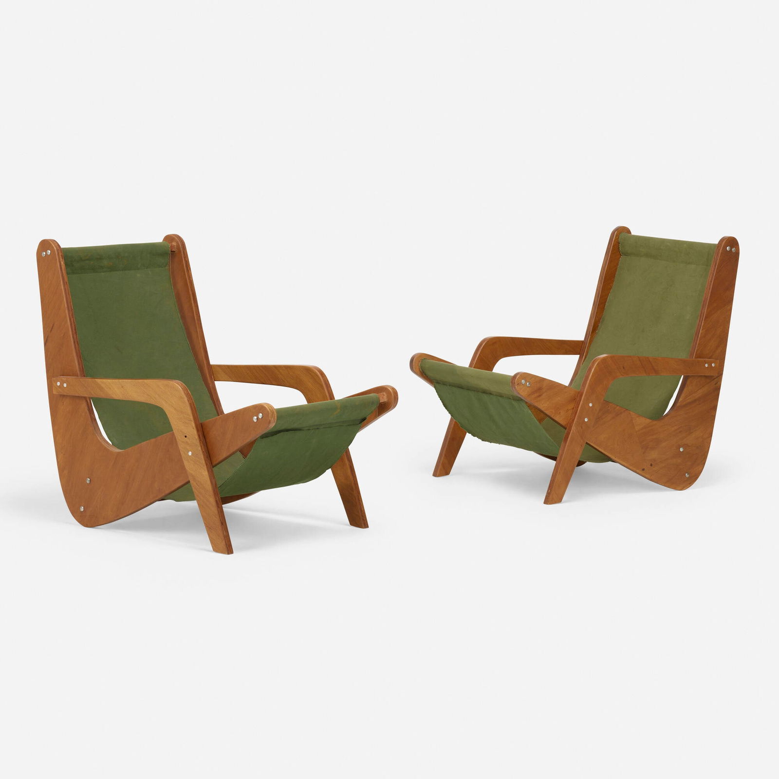 Brazilian, Boomerang lounge chairs, pair (1 of 4)