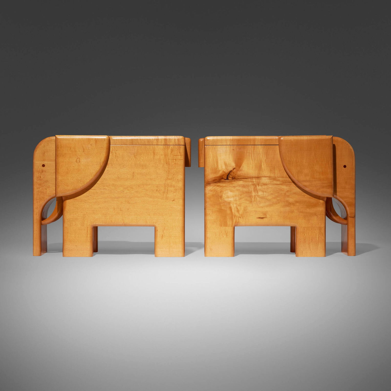 Pamela Weir-Quiton, Elephant boxes, pair (1 of 7)