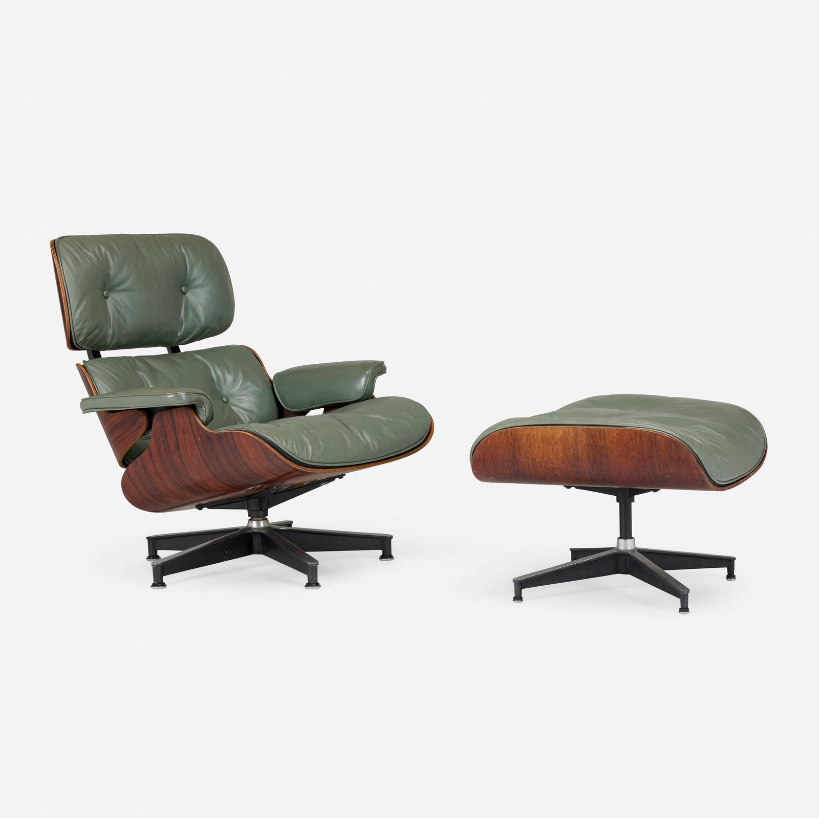 Charles and Ray Eames, 670 lounge chair and 671 ottoman (1 of 5)