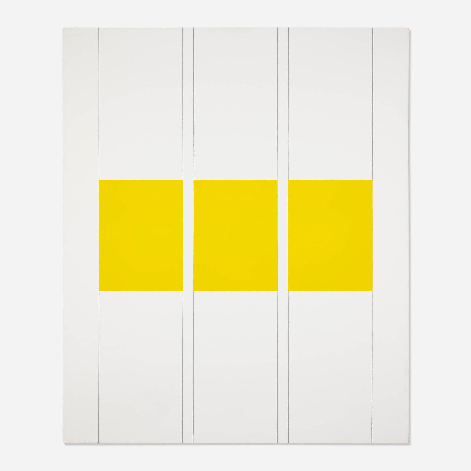 Jules Engel, Untitled: Jules Engel Untitled acrylic on canvas 60 h x 50 w x 2 d in (152 x 127 x 5 cm) Signed to verso 'Jules Engel'. This work will ship from Chicago, Illinois.