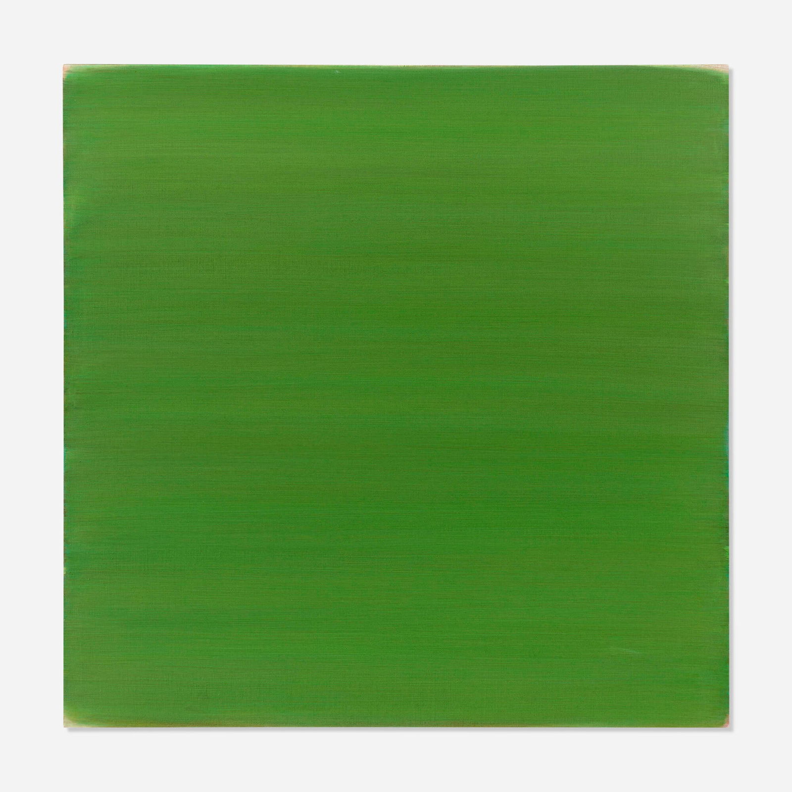 Phil Sims, Green Navigator (PS4492): Phil Sims Green Navigator (PS4492) 2008acrylic on linen 35.875 h x 36 w in (91 x 91 cm) Signed and numbered to verso '#645 Sims 2008'. Provenance: Estate of Thomas Down
