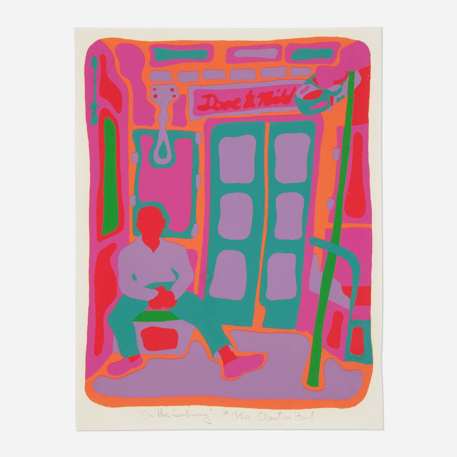 Clayton Pond, On the Subway (1 of 4)