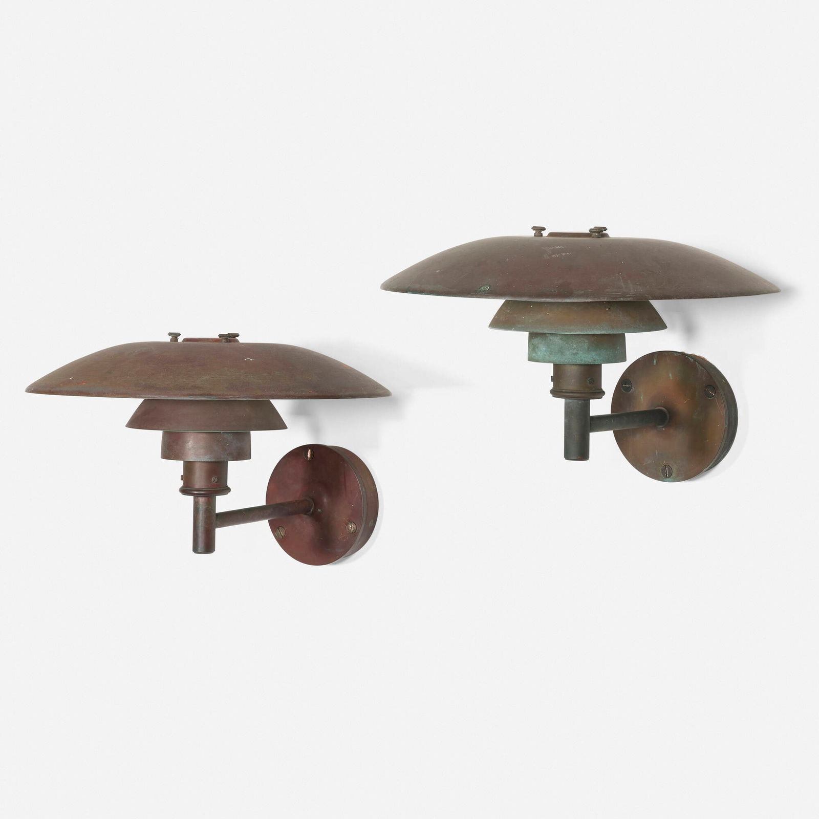 Poul Henningsen, PH 4/3 wall lamps, pair (1 of 2)
