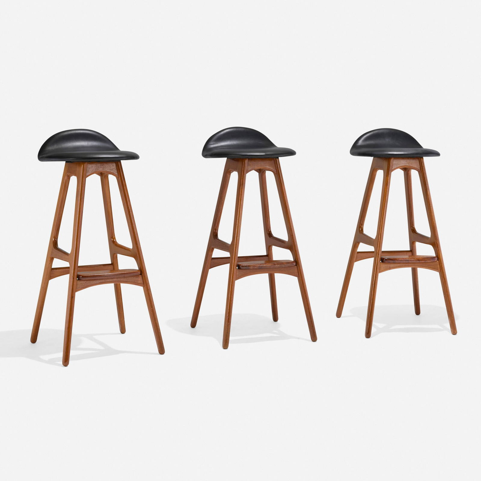 Erik Buck, Stools model OD61, set of three (1 of 5)