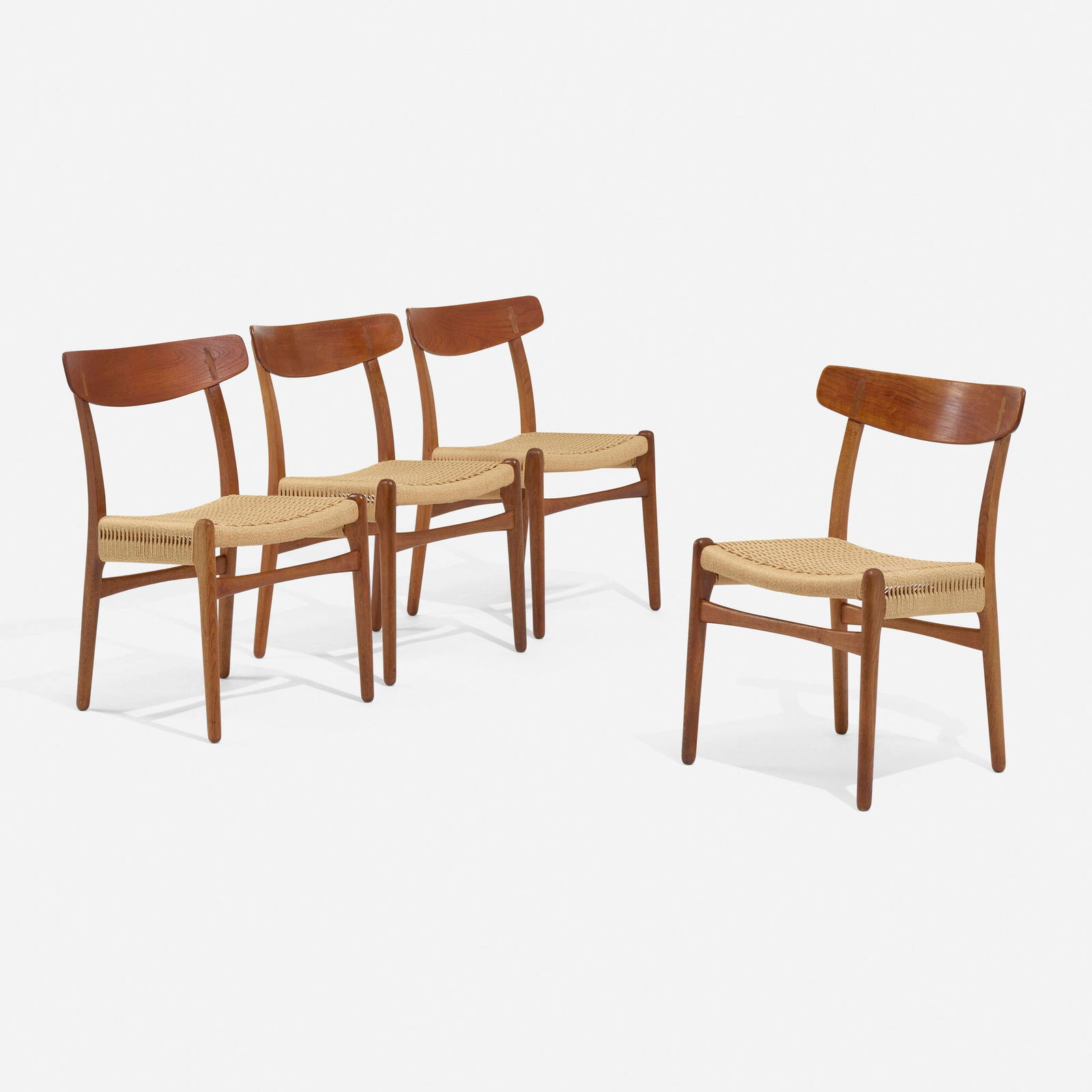 Hans J. Wegner, Dining chairs model CH 23, set of four (1 of 4)